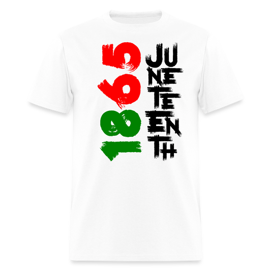 Juneteenth 1865 Black Liberation T-Shirt - white
