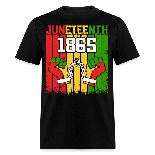 Juneteenth 1865 Freedom Celebration T-shirt - black