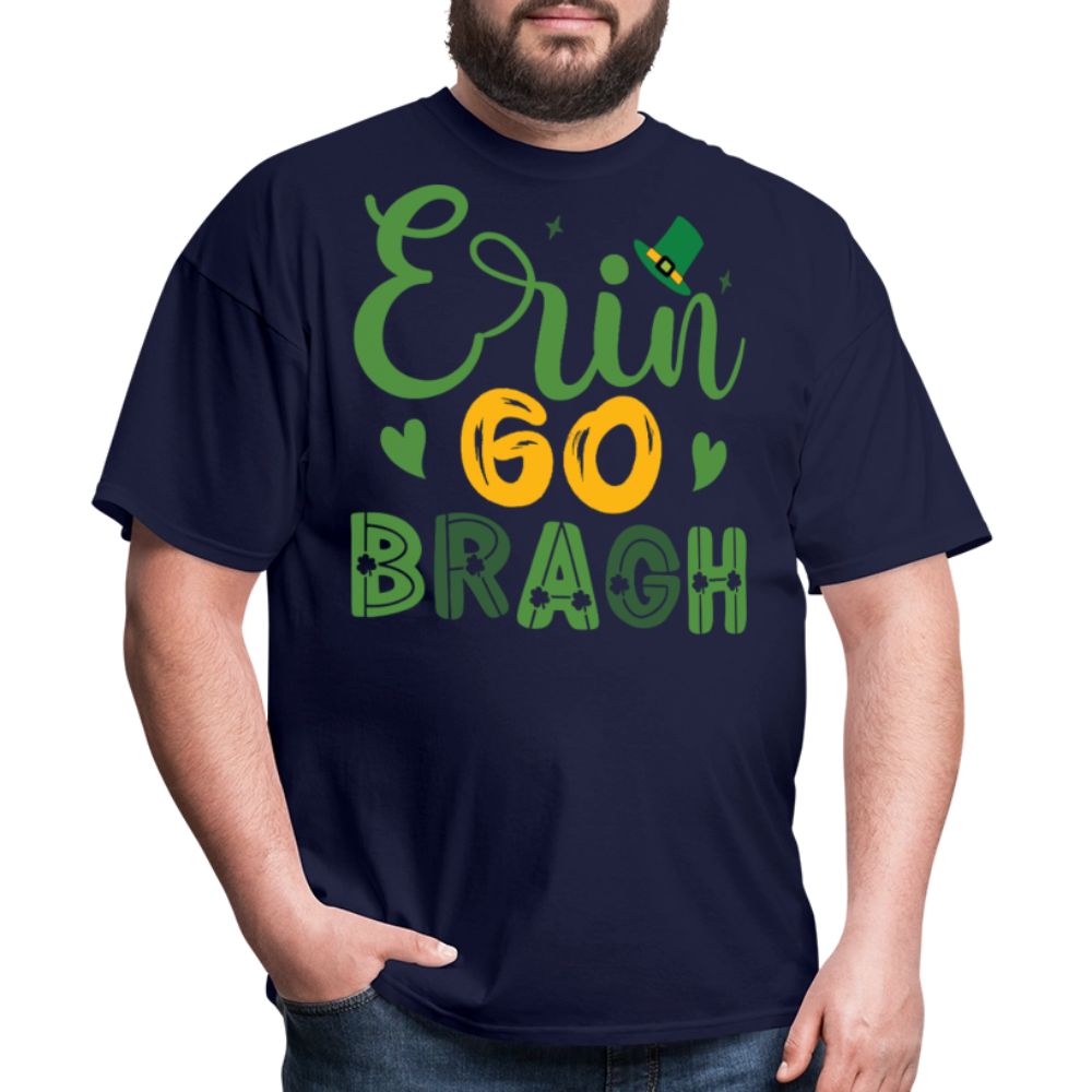 Best Gifts For Irish Heritage Lovers Erin Go Bragh Irish Pride T-shirt - navy