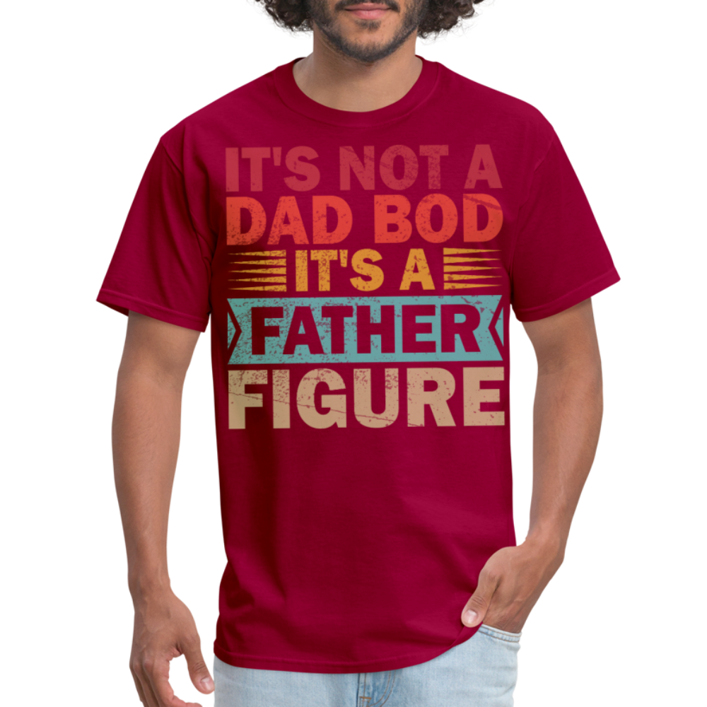 Funny Dad Bod Shirt for Father's Day Clasic T-shirt - dark red