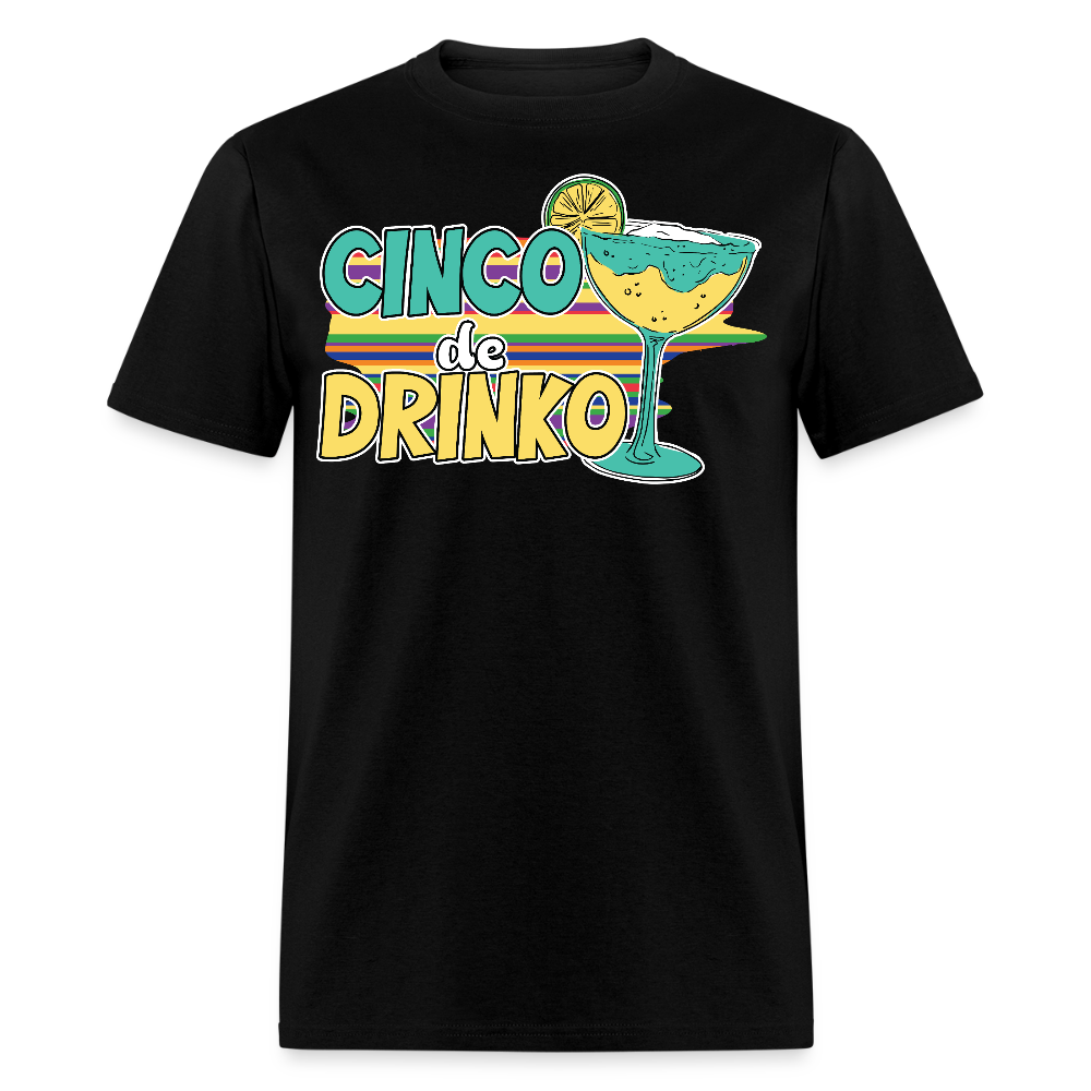 Margarita Party Funny Cinco De Mayo Drinking T-shirt - black