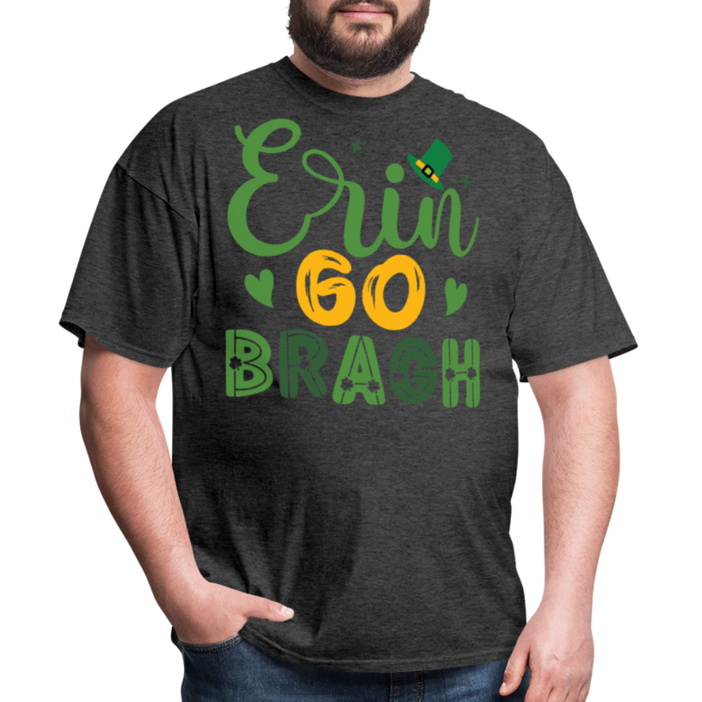 Best Gifts For Irish Heritage Lovers Erin Go Bragh Irish Pride T-shirt - heather black