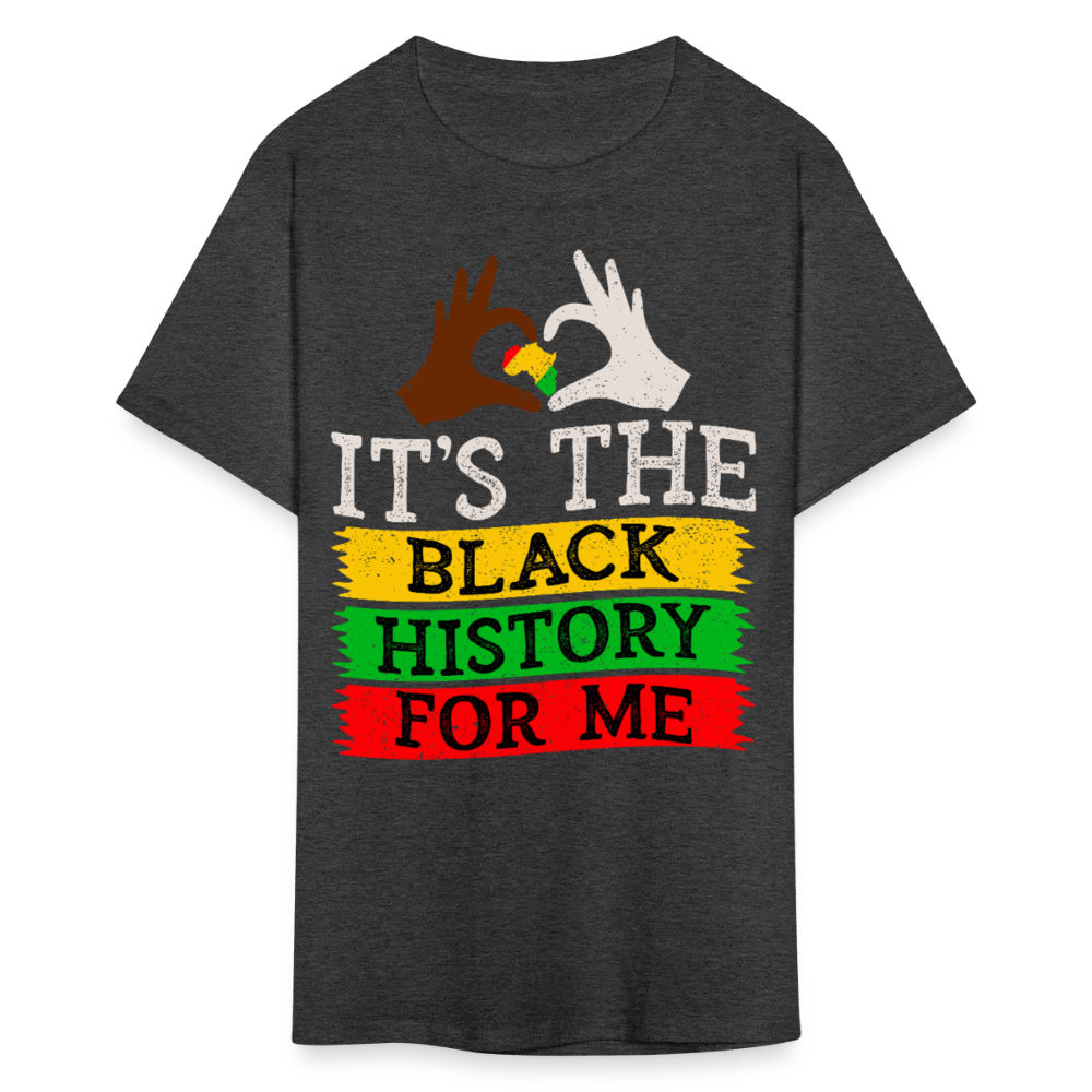 African Heritage Tee Black History Month Unisex T-shirt - heather black