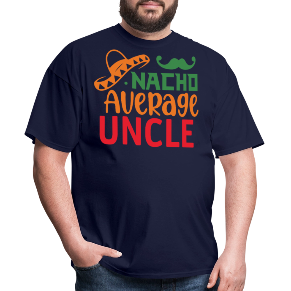 Nacho Average Uncle Fiesta T-shirt - navy