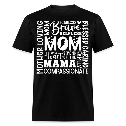 Best Mother's Day Gifts Brave Loving Mom T-shirt - black