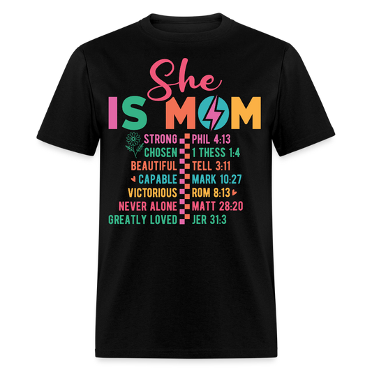Empowering Christian Mom T-shirt - black