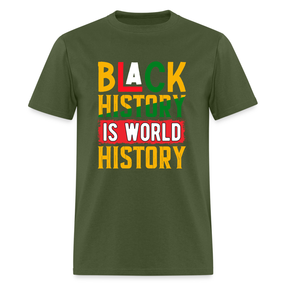 Black history Shirt For Cultural Pride Black Empowerment T-shirt - military green