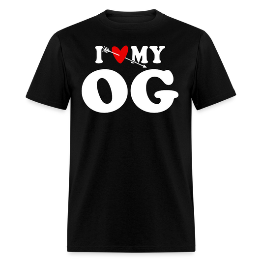 I Love My OG Hip Hop Tribute T-shirt - black