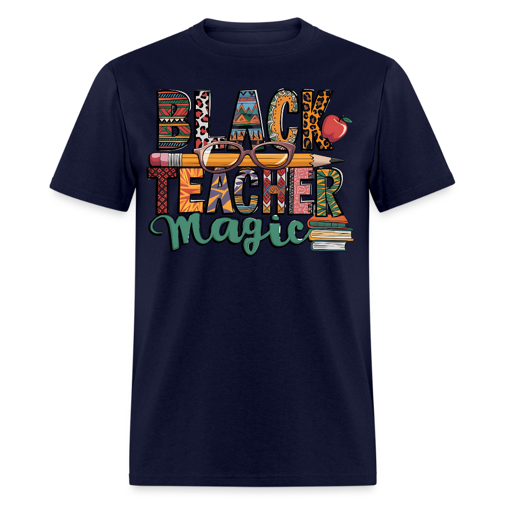 Teacher Appreciation Gift For Black Educators T-shirt - navy