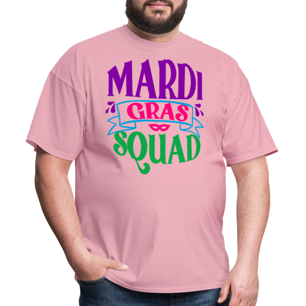 Mardi Gras Squad Matching Unisex T-Shirt - pink