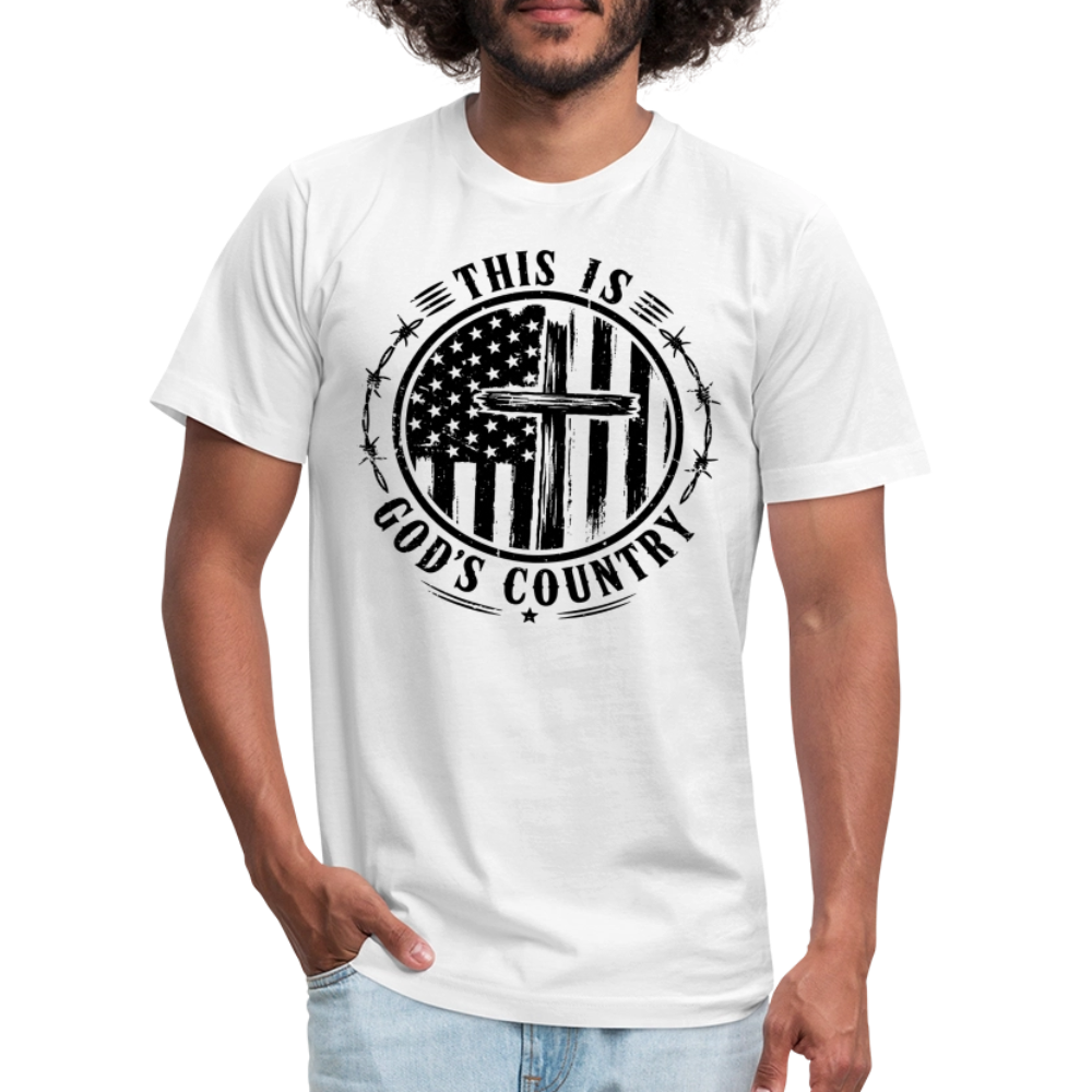 This Is God's Country T-Shirt | Bella + Canvas Unisex Tee - white