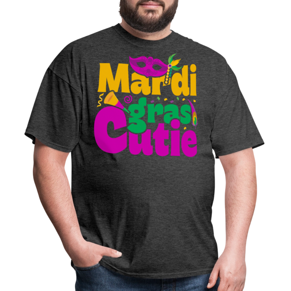 New Orleans Shirt Cute Mardi Gras Party T-shirt - heather black