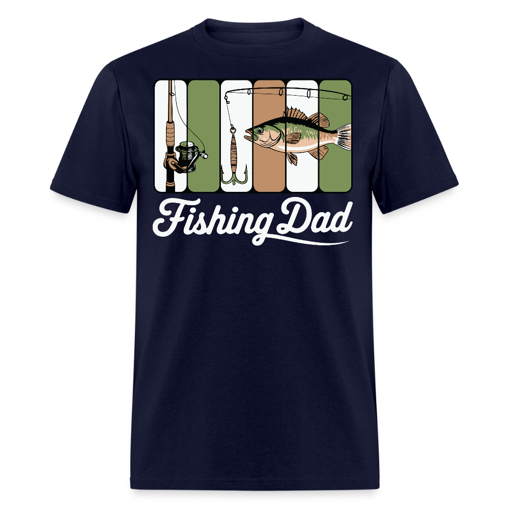 Gifts For Dads Who Love Fishing T-shirt - navy