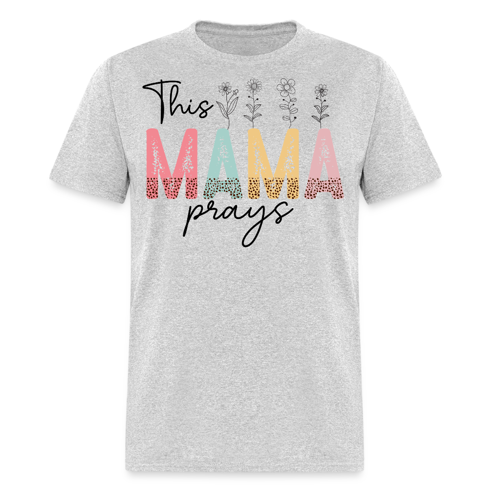 Spiritual Mama Floral Graphic T-shirt - heather gray