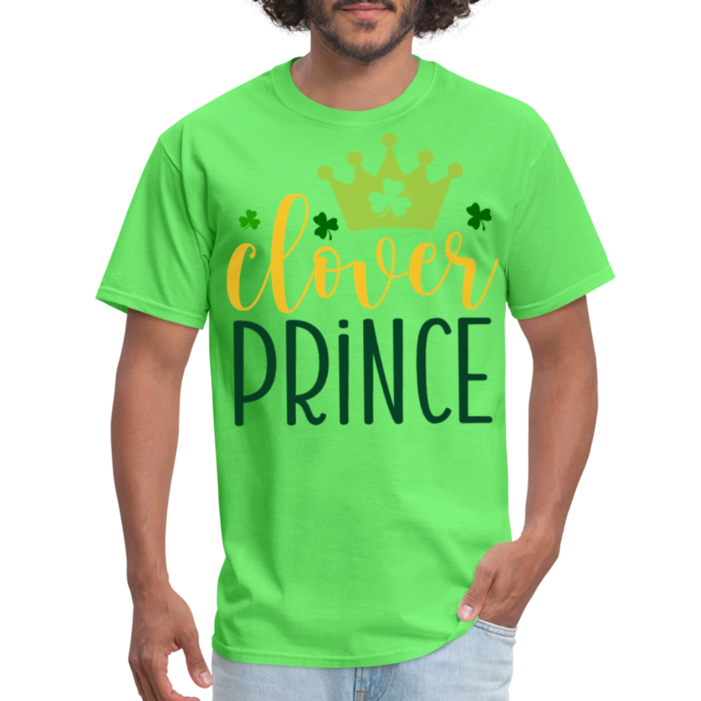 Clover Prince St Patrick’s Day T-shirt - kiwi