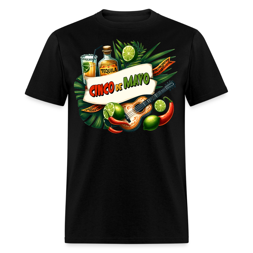 Cinco de Mayo Party Shirt Tequila Lover Fiesta T-shirt - black