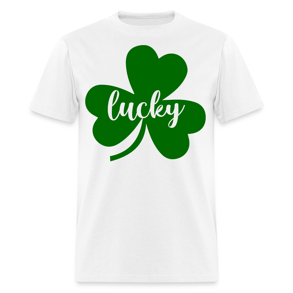 St Patrick’s Day Lucky Clover T-shirt - white