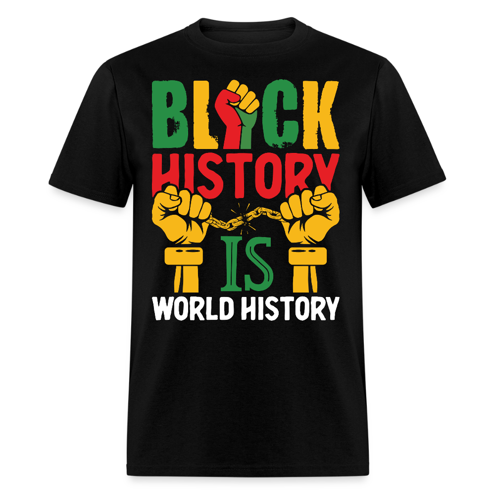 Black History Month Pan African Pride T-shirt - black