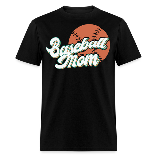 Baseball Mom Outfit Ideas For Game Night T-shirt - black