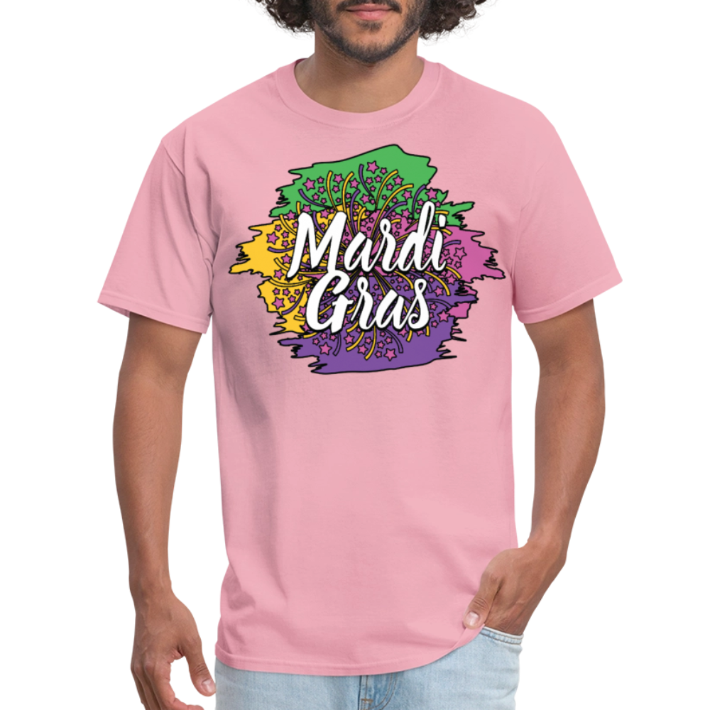 Mardi Gras Graphic Shirt For Men and Women Funny and Trendy Mardi Gras T-Shirt - pink