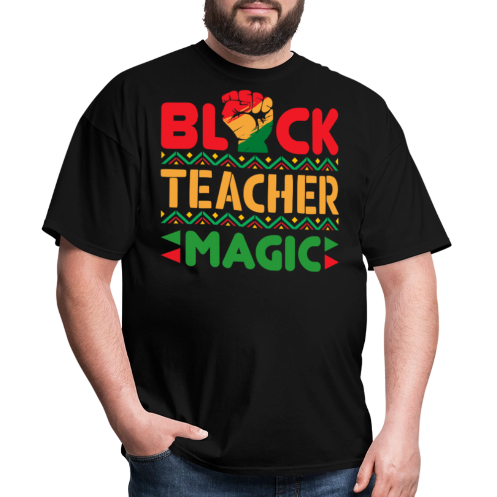 Black Teacher Appreciation Shirt African American Educator Gifts T-shirt - black