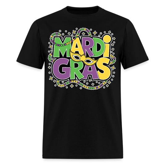 Unique Mardi Gras T-shirts For Women Comfortable Mardi Gras Longline T-shirt - black