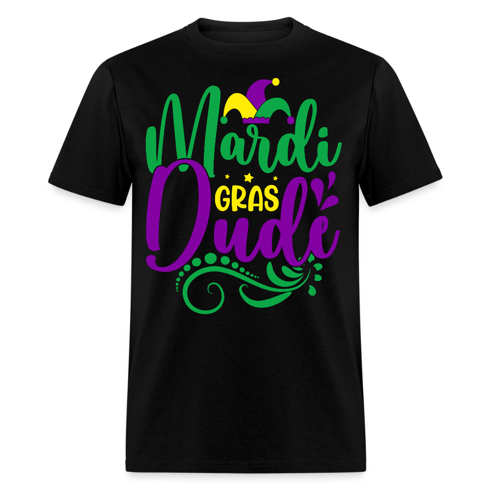 Mardi Gras Dude Shirt Fat Tuesday Celebration T-shirt - black