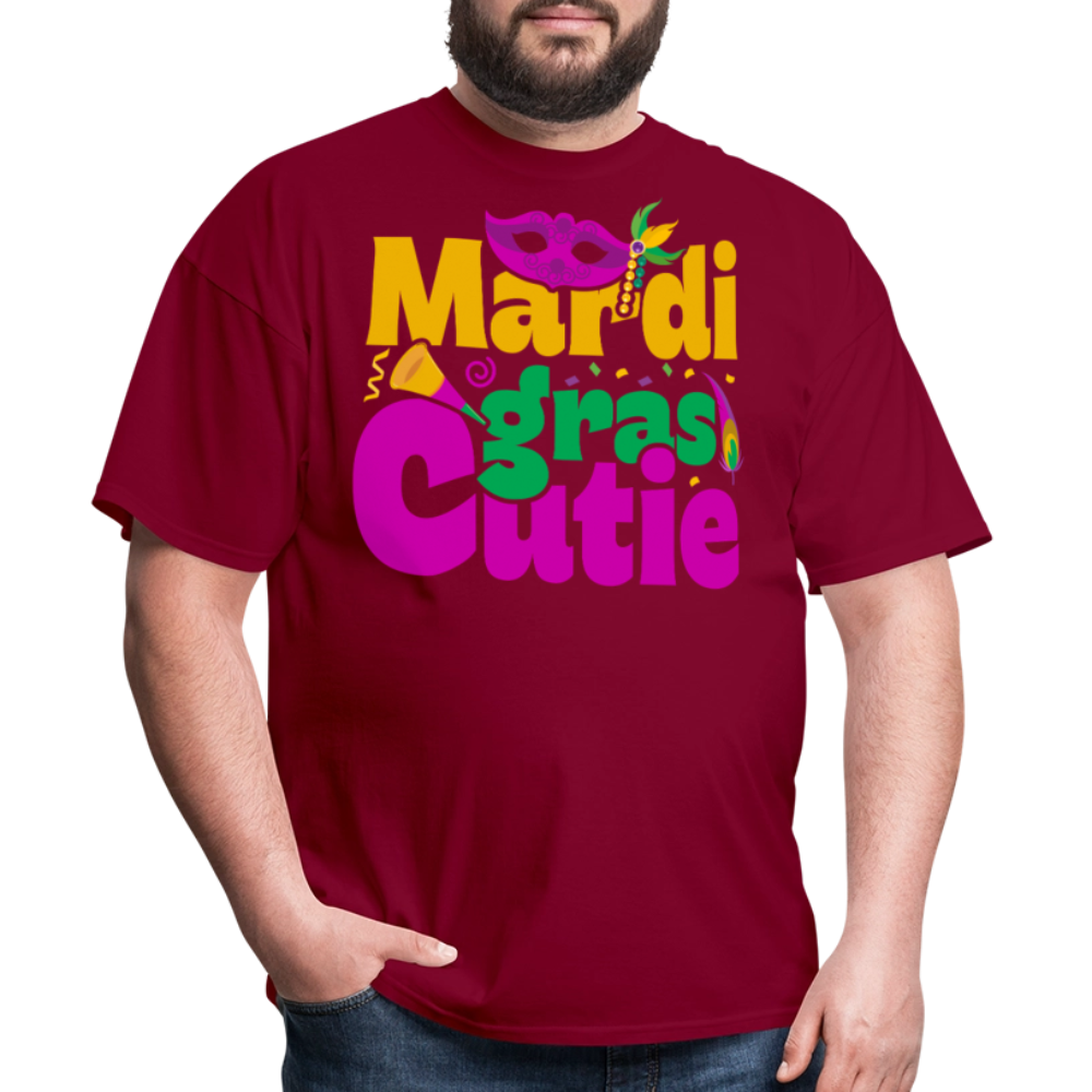 New Orleans Shirt Cute Mardi Gras Party T-shirt - burgundy