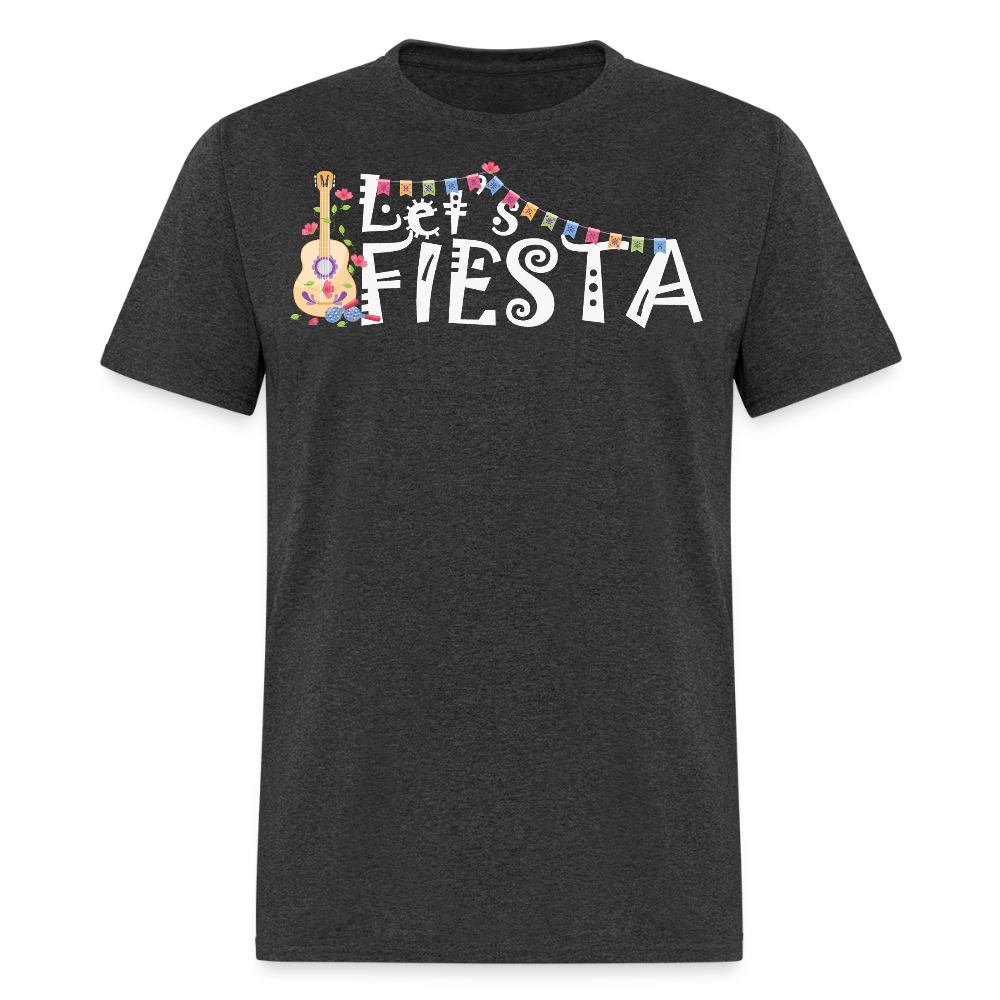 Let’s Fiesta Graphic Tee for Cinco de Mayo T-shirt - heather black