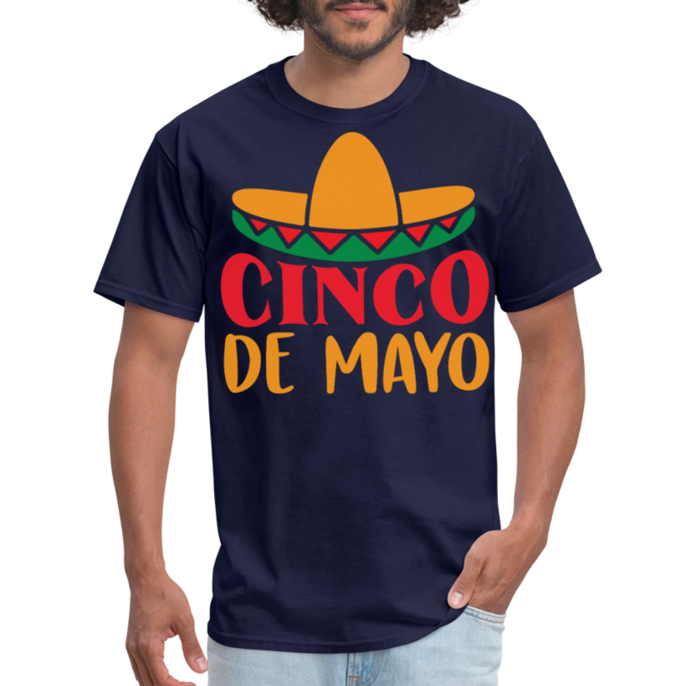 Best Cinco de Mayo Tee For Celebrations Mexican Festival T-shirt - navy