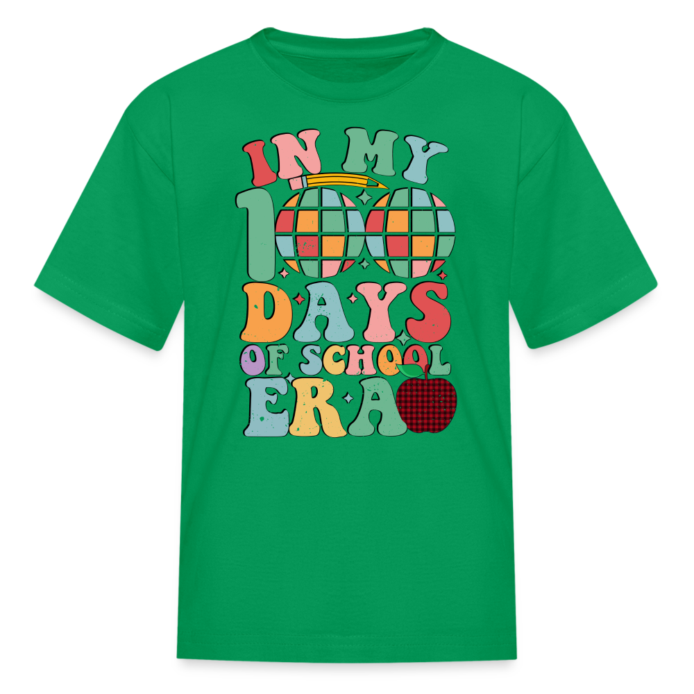 Cute Teacher Shirts For 100th Day Of School Kids T-shirt - kelly green