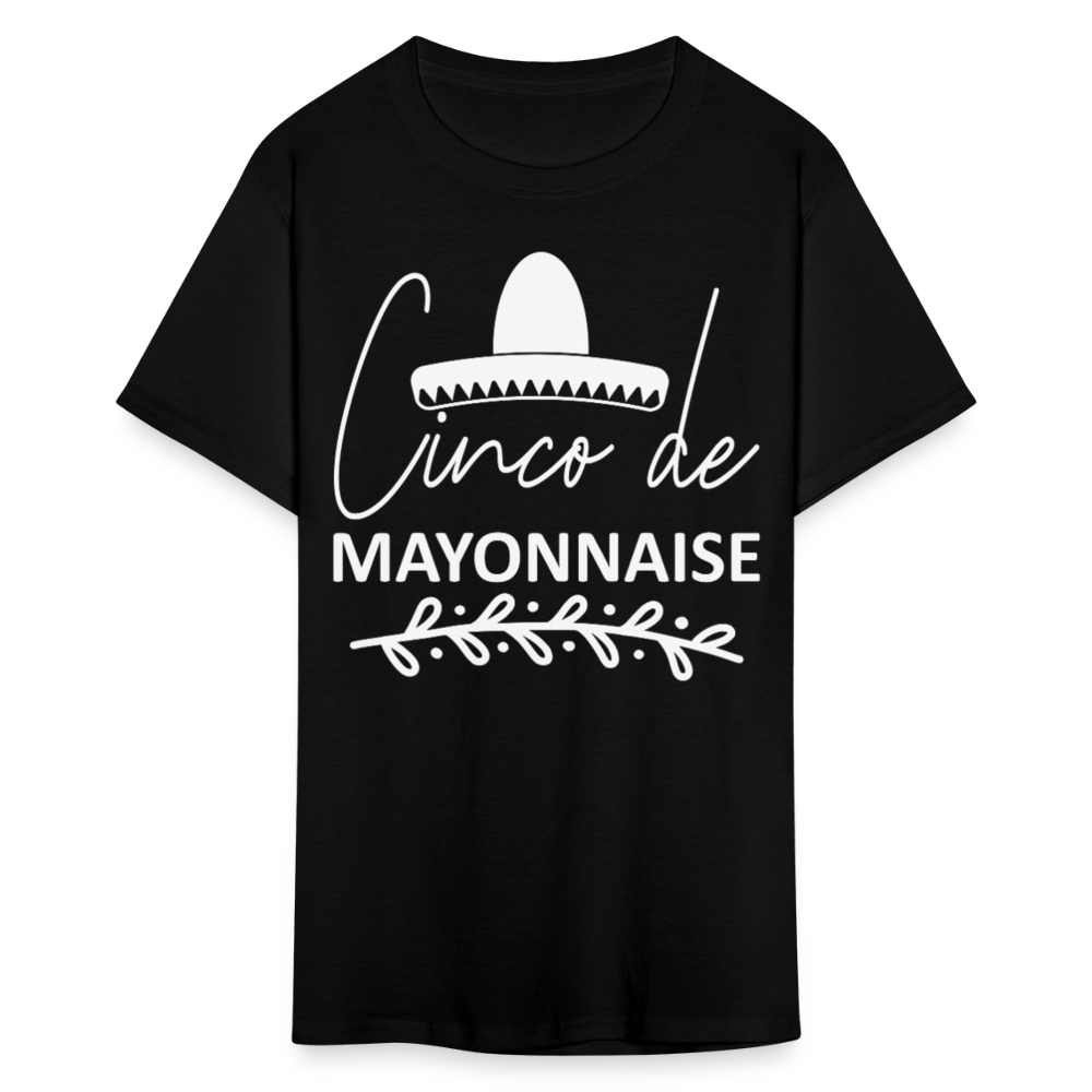 Funny Cinco De Mayo Shirt For Men Women Cinco de Mayonnaise T-shirt - black