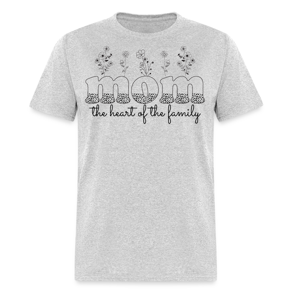 Floral Mother's Day Cute Floral T-shirt - heather gray
