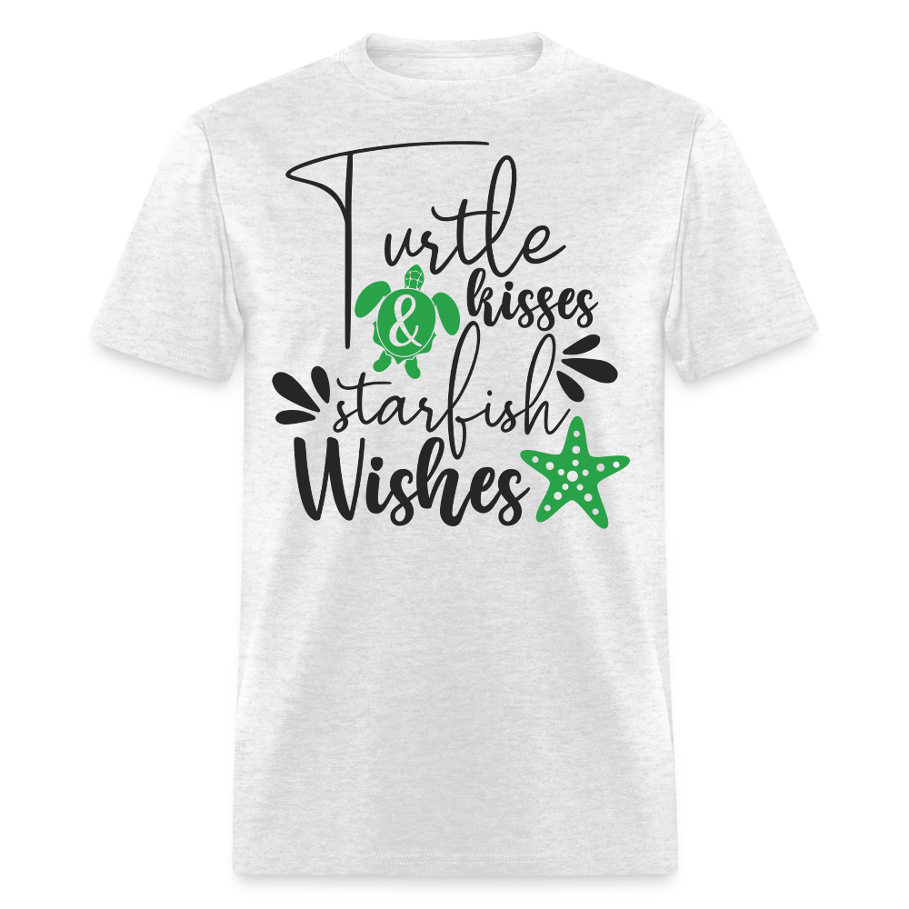 Turtle And Starfish Summer Beach Vacation T-shirt - light heather gray