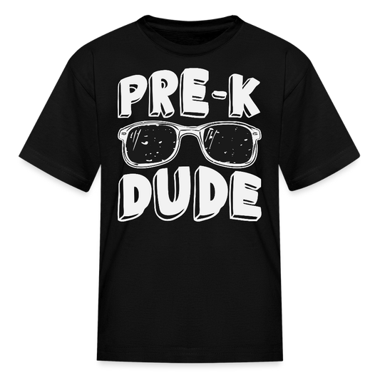 Pre K Dude Back To School T-Shirt - black