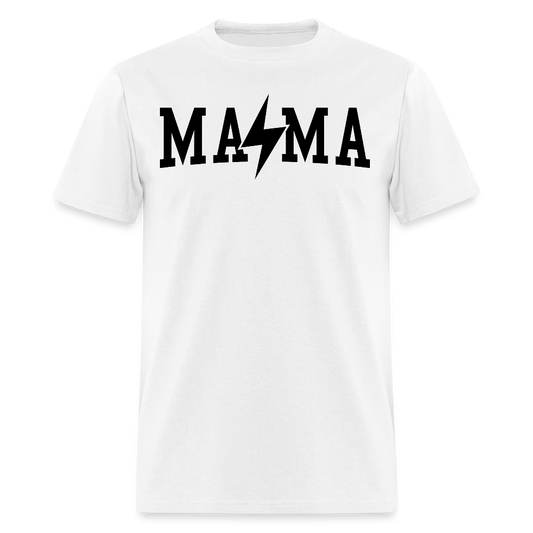 Lightning Bolt Mama T-shirt - white