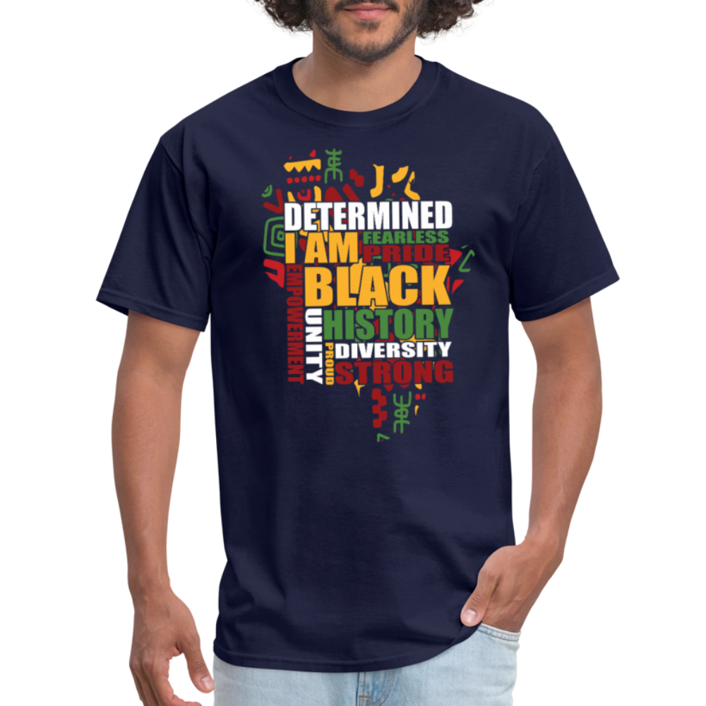 Black Empowerment Shirt For Men and Women Black Pride Graphic T-shirt - navy