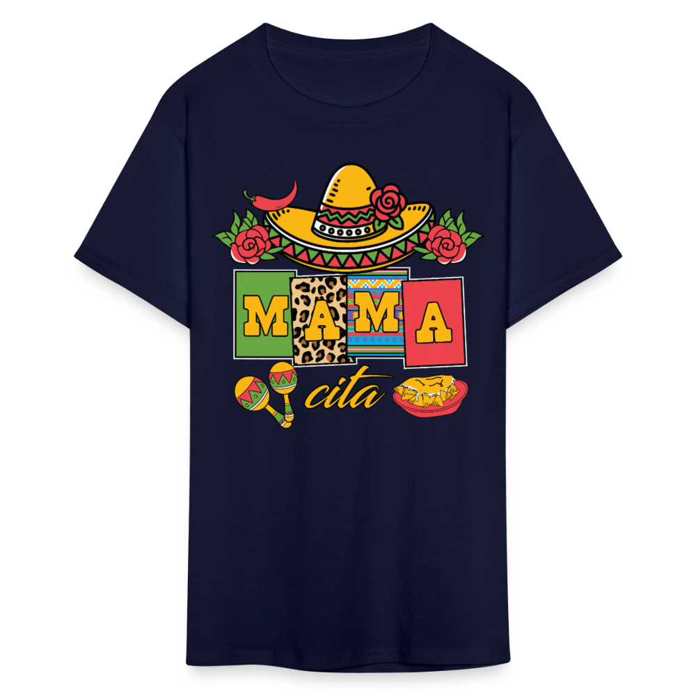 Mexican Mama Shirt For Women Latina Mom Gift T-shirt - navy