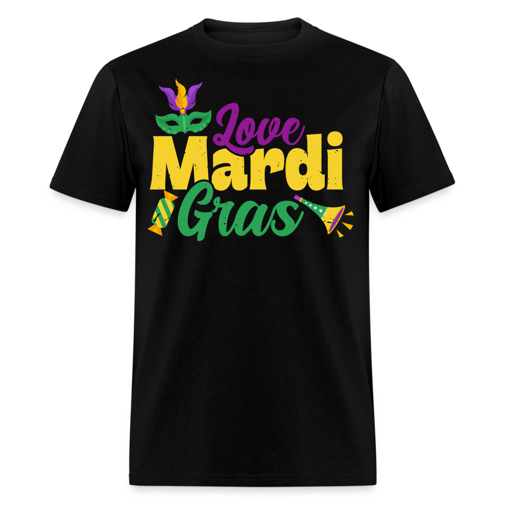 Funny Mardi Gras Shirts For Carnival Lovers Funny Mardi Gras T-shirt - black