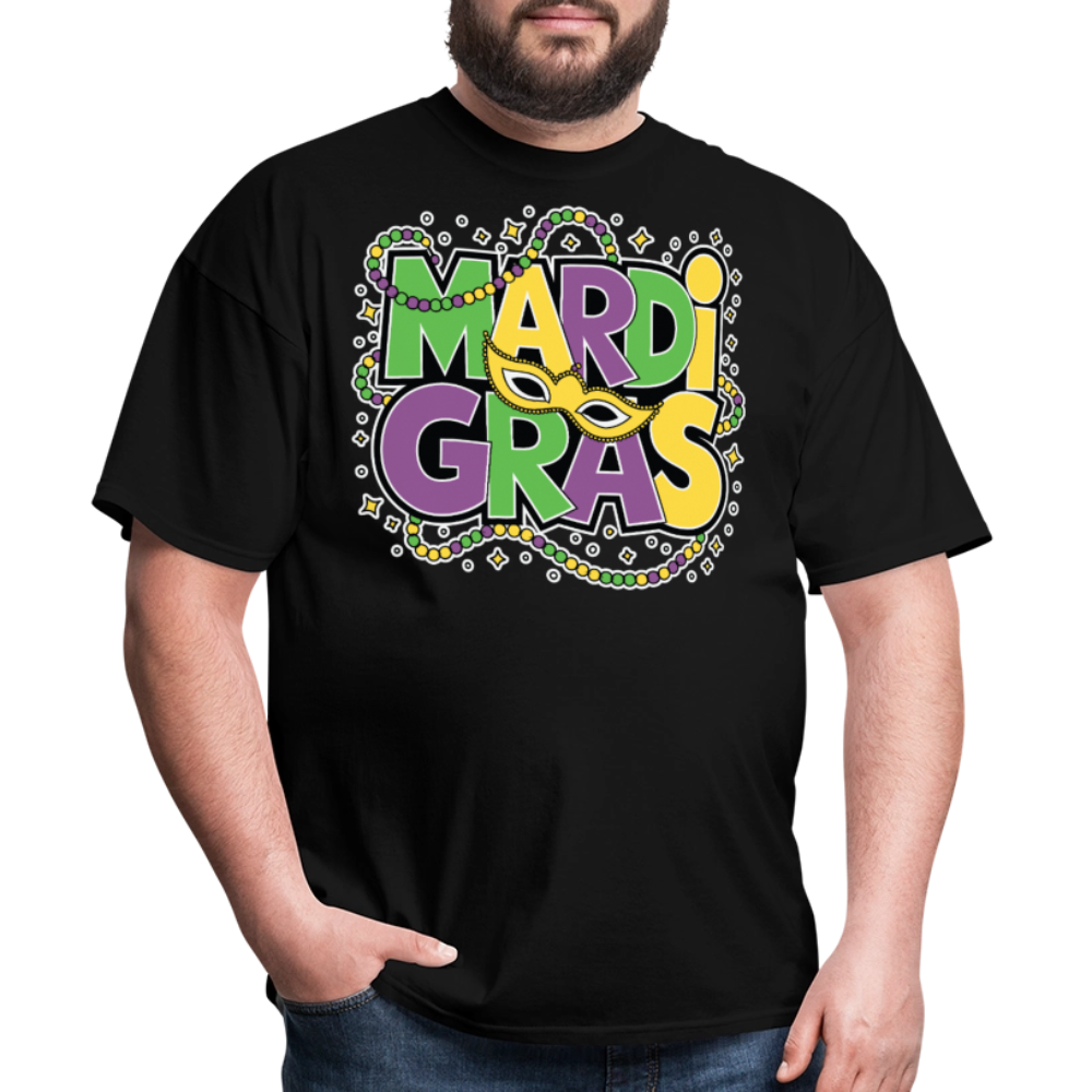 Unique Mardi Gras T-shirts For Women Comfortable Mardi Gras Longline T-shirt - black