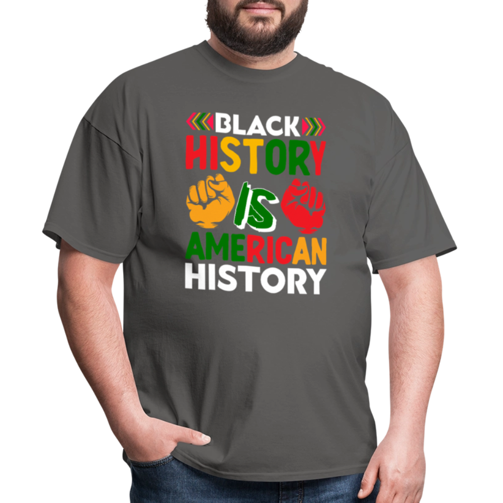 Black History is American History shirt African American Culture T-shirt - charcoal