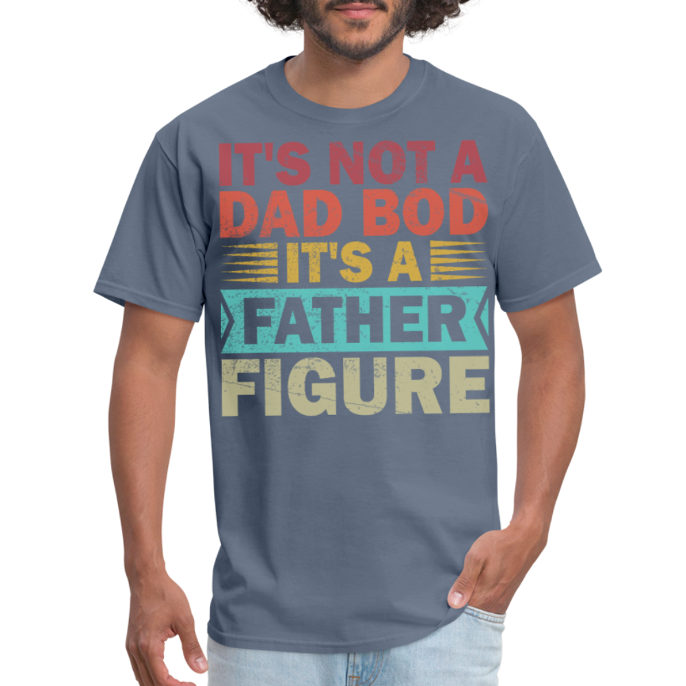 Funny Dad Bod Shirt for Father's Day Clasic T-shirt - denim