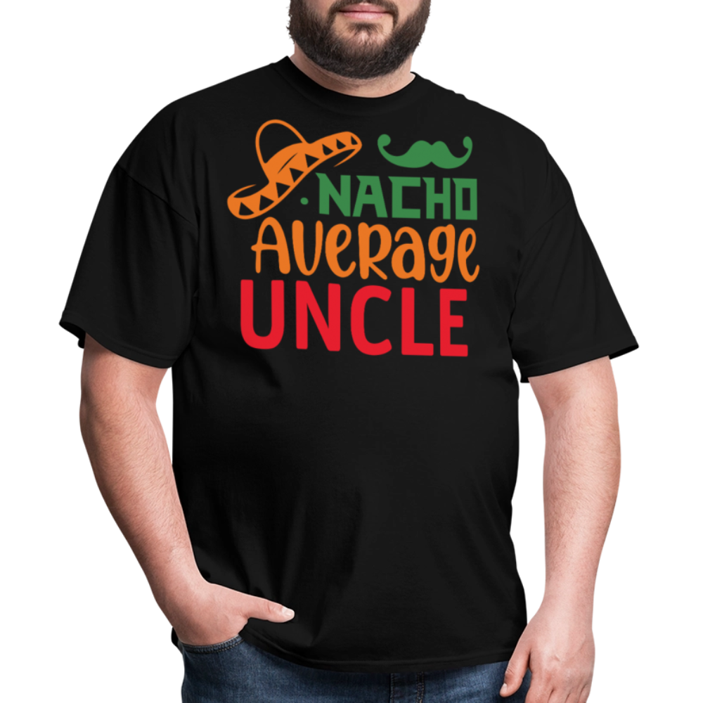 Nacho Average Uncle Fiesta T-shirt - black