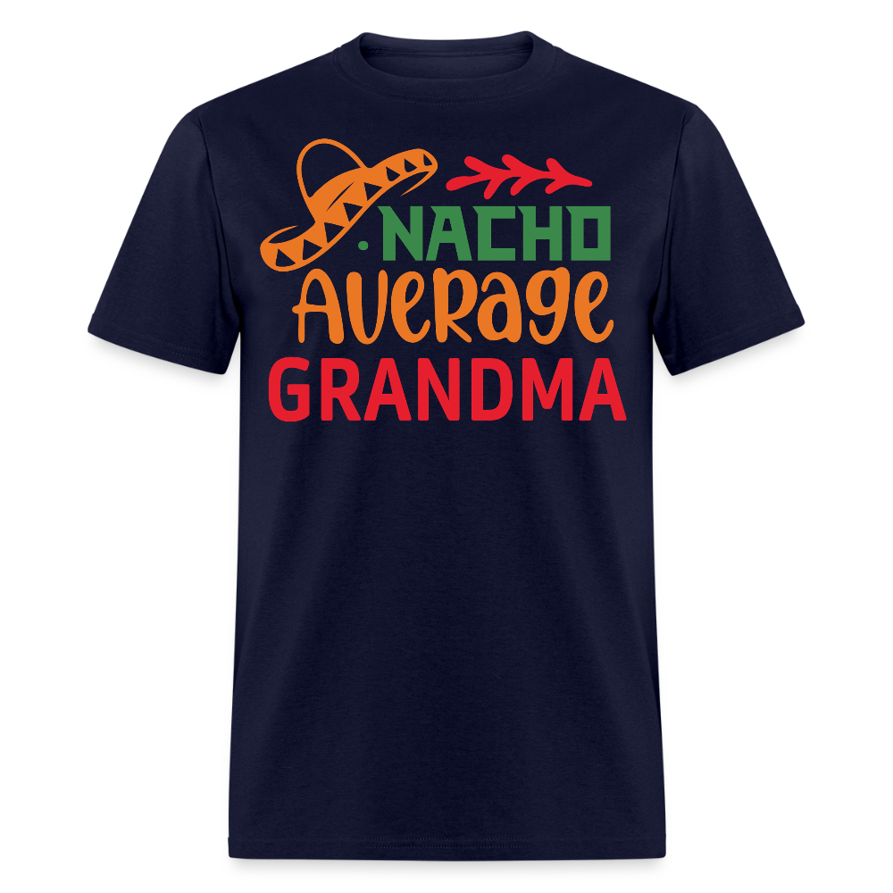 Best Gift For Grandmothers Who Love Tacos Funny Grandma T-shirt - navy