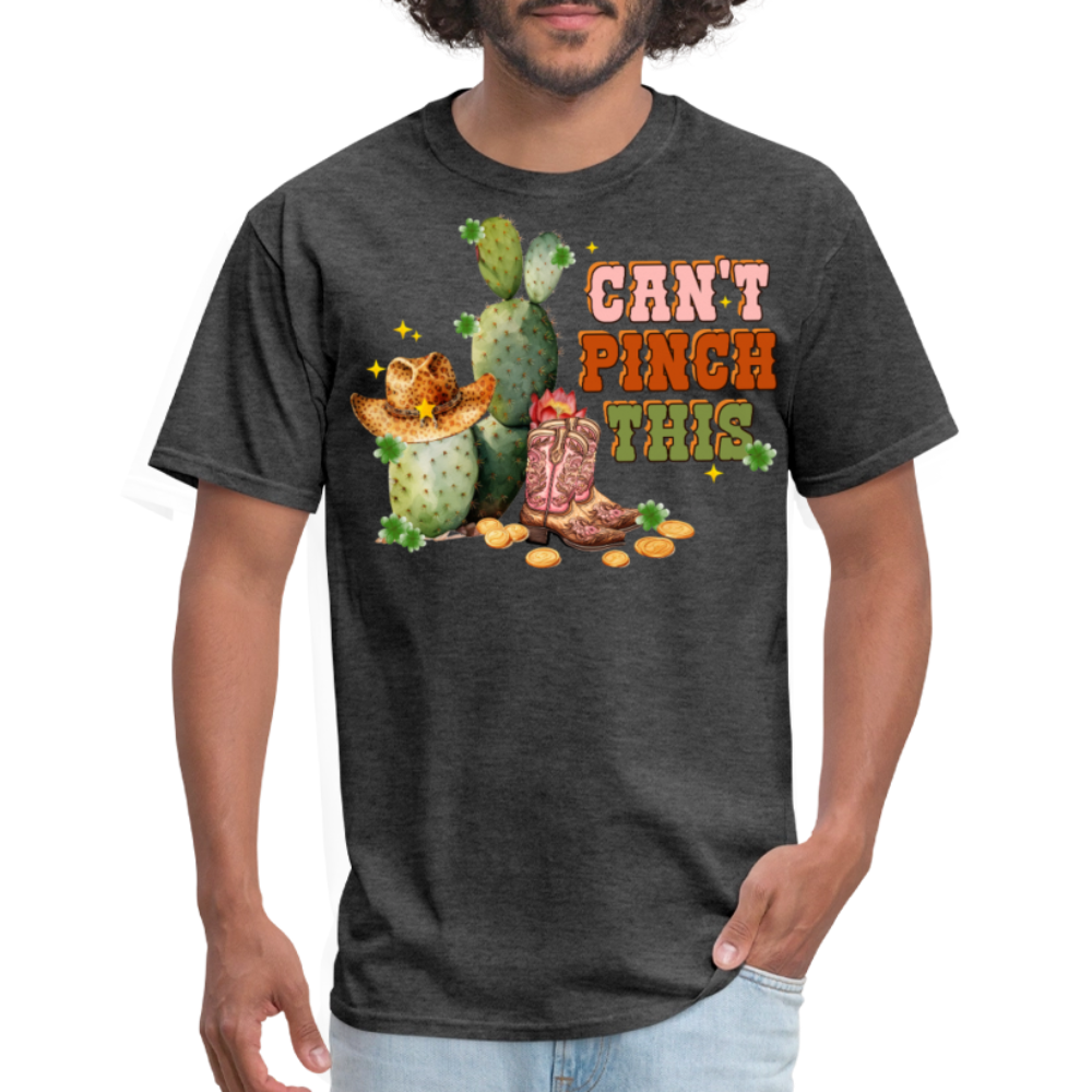 Can’t Pinch This Western St Patrick’s Day T-shirt - heather black