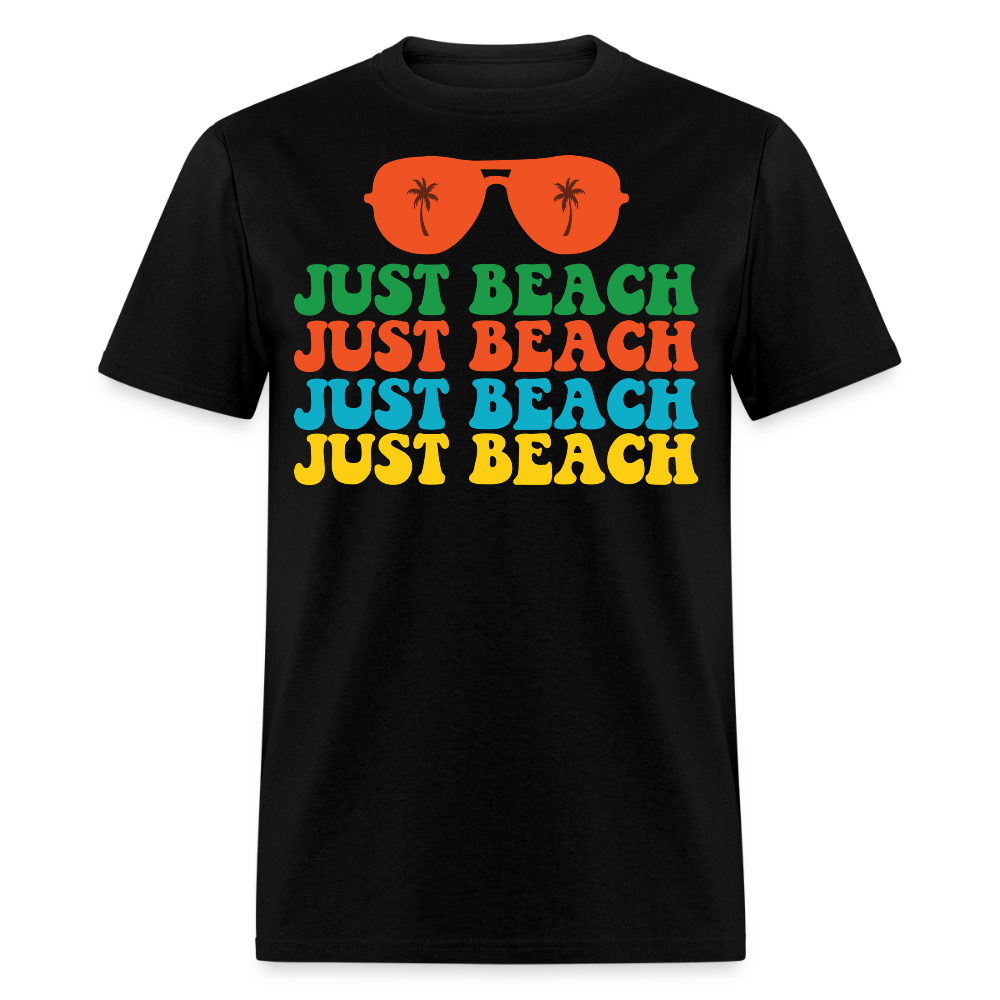 Retro Beach Sunglasses T-shirt - black