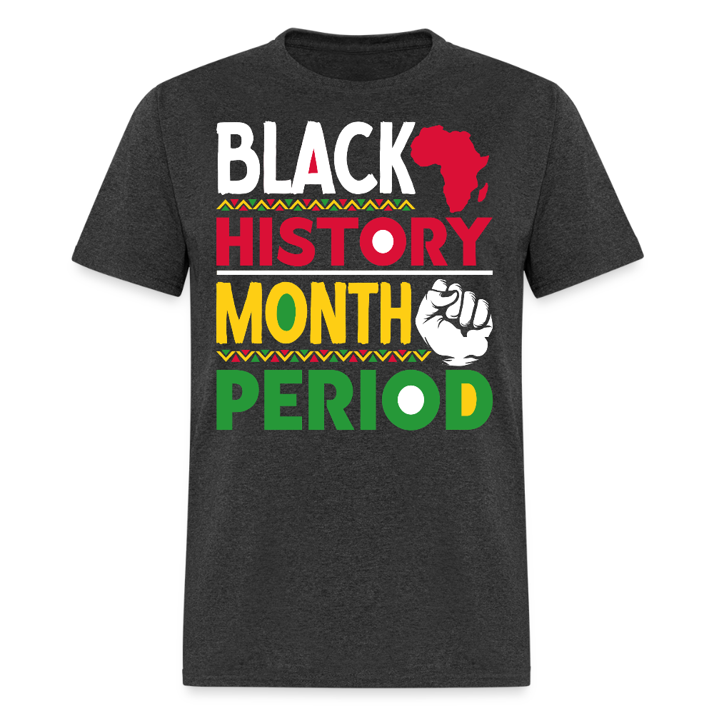 Africa Map Black History Black Empowerment T-shirt - heather black