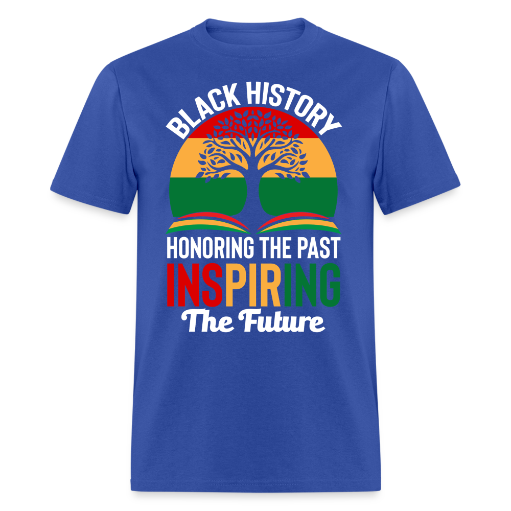 Honoring Black History Inspirational Unisex T-shirt - royal blue