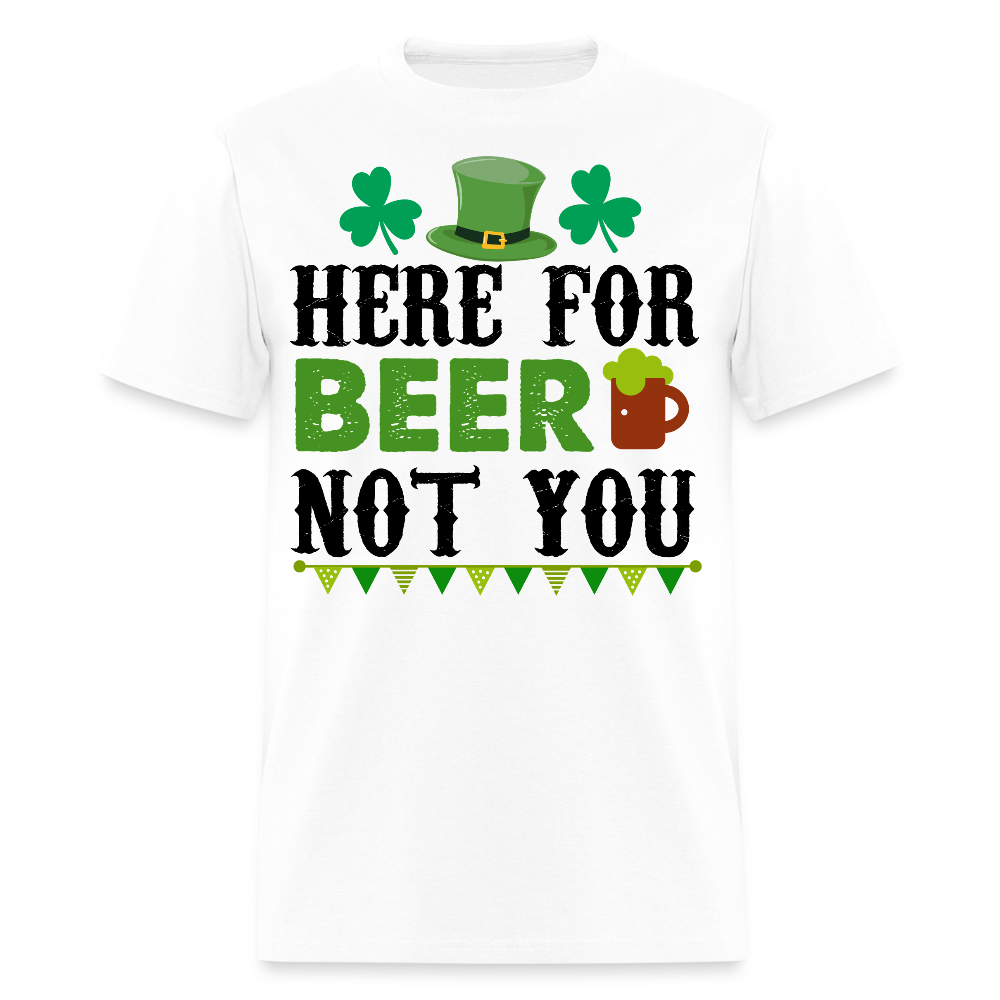 Party Outfit For St Patrick’s Day Drinking T-shirt - white