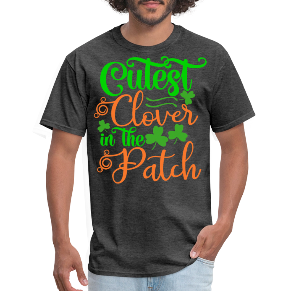 Cutest Clover In The Patch St Patrick’s Day T-shirt - heather black